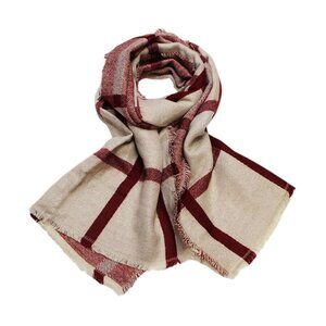 Tigerstars Stylish Red Checkered Scarf